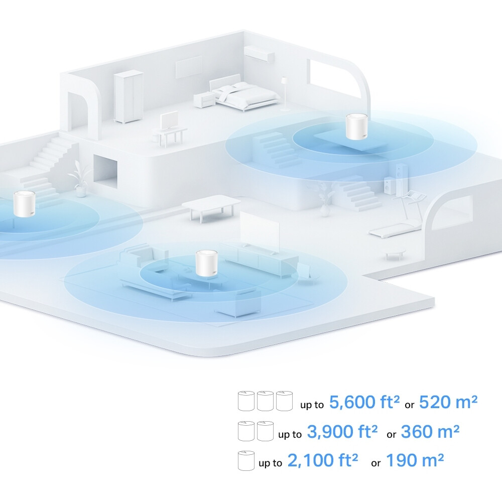 Système en maille TP-Link Deco X10 (3 pcs) - Deco X10(3-pack) - photo 5