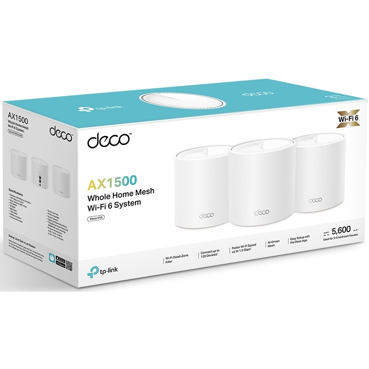 Système en maille TP-Link Deco X10 (3 pcs) - Deco X10(3-pack) - photo 8