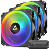 Вентилятор для корпуса Antec Prizm X 120 ARGB Black (3 pcs) (0-761345-99938-0)