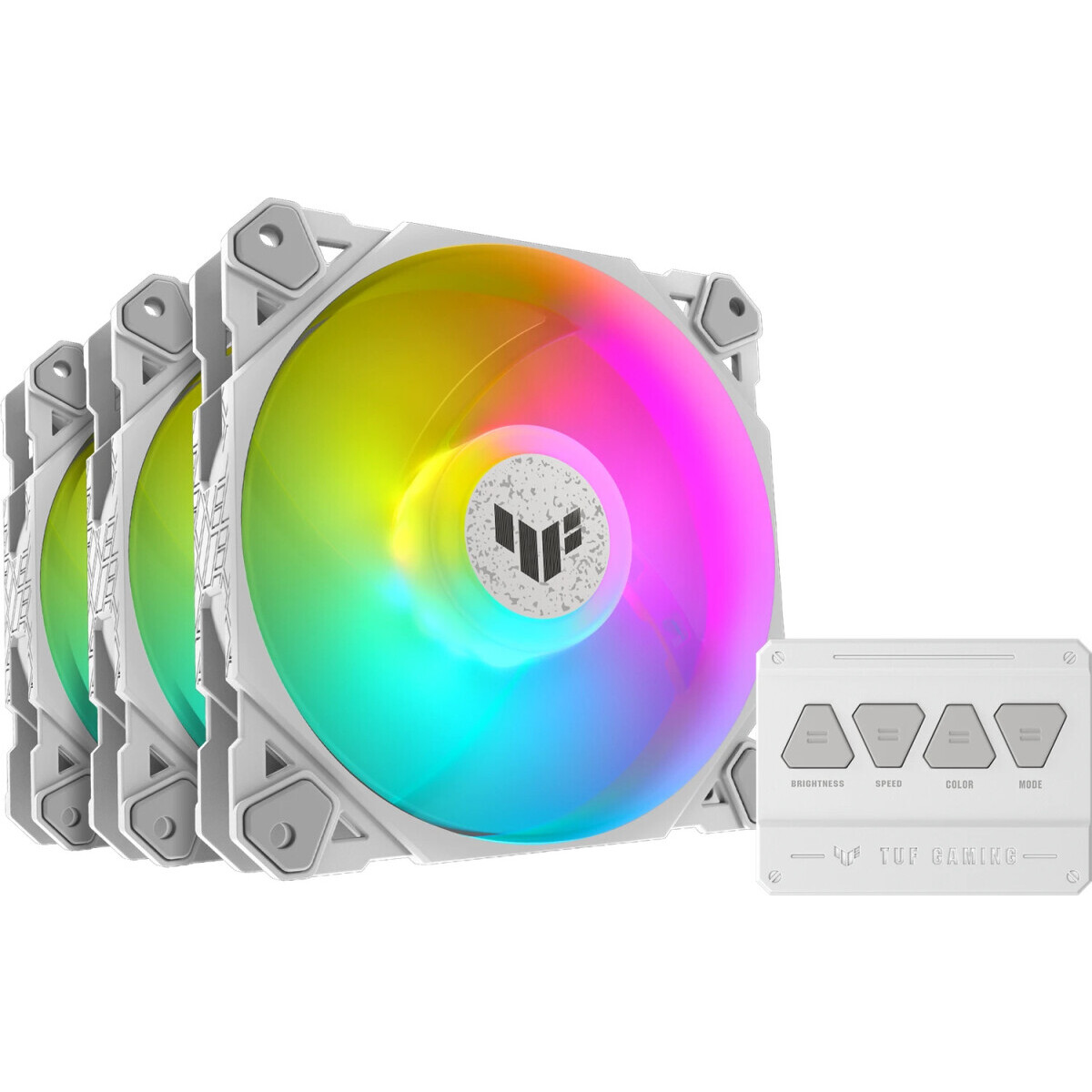 Вентилятор для корпуса ASUS TUF Gaming TF120 ARGB White Edition (3 pcs) - 90DA0033-B09030 - photo 2