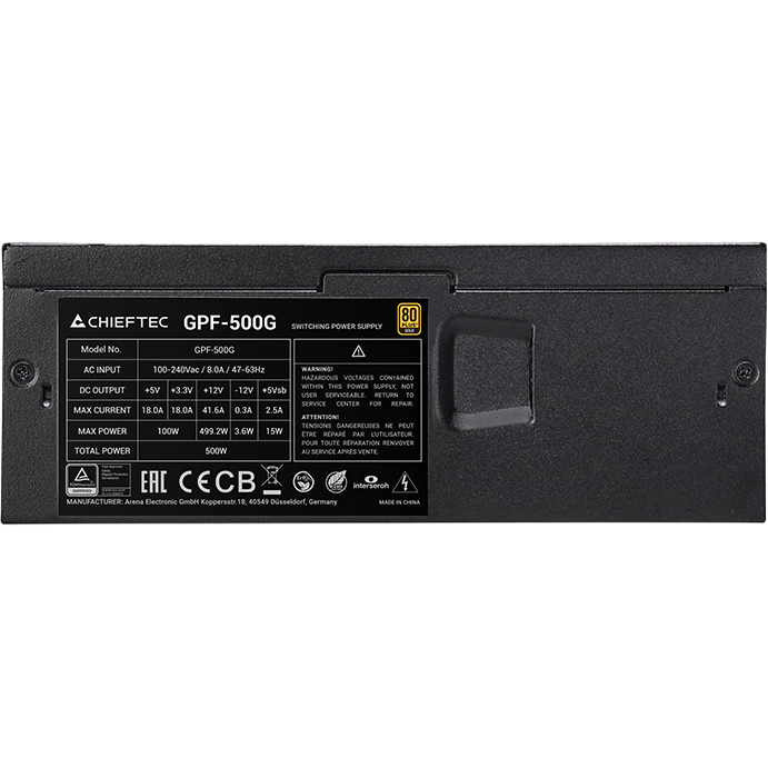 Alimentation électrique 500W Chieftec Smart (GPF-500G) OEM - photo 5