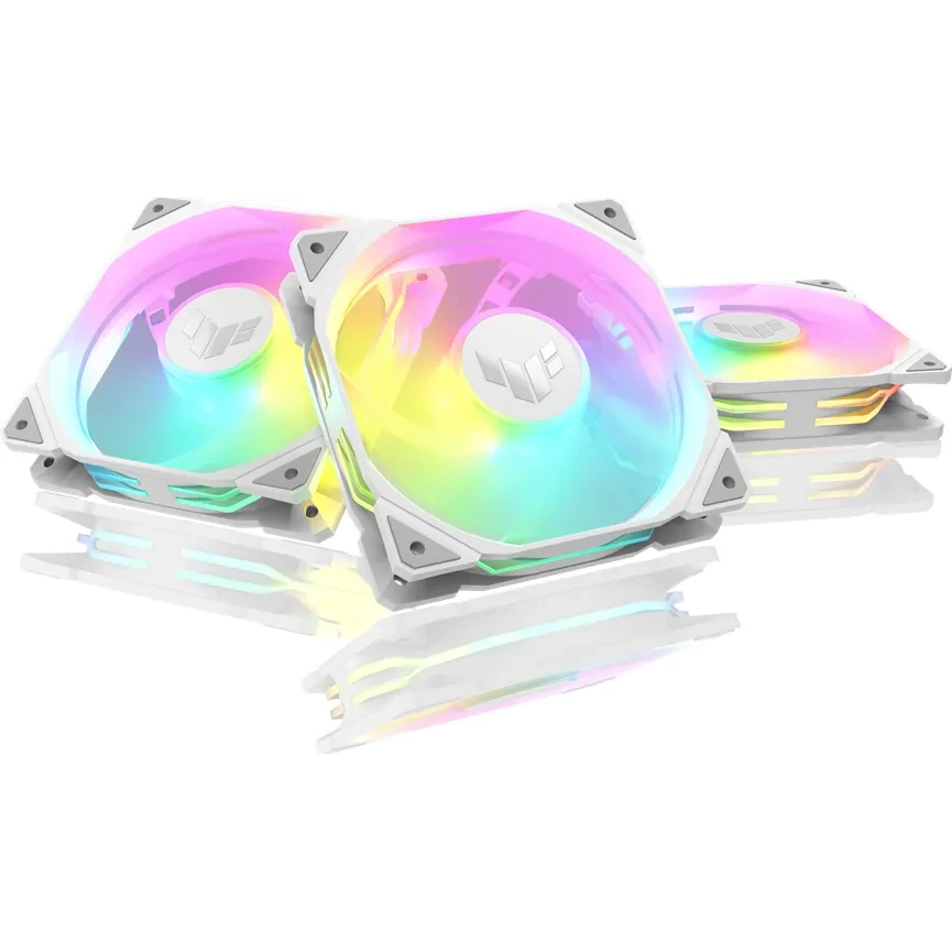 Вентилятор для корпуса ASUS TUF Gaming TR120 ARGB Reverse White (3 pcs) - 90DA00D3-B09020 - photo 4