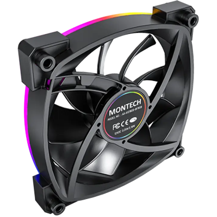 Вентилятор для корпуса MONTECH AX120 PWM BLACK (3 pcs) - AX120 PWM BLACK (3 in 1) - photo 5