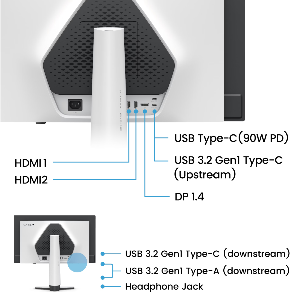 Moniteur BenQ 27" EX271UZ Mobiuz - photo 11