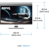Moniteur BenQ 27" EX271UZ Mobiuz