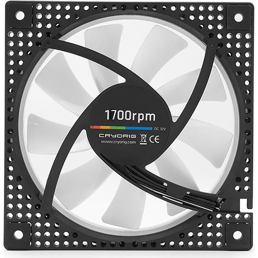 Ventilateur pour boîtier Cryorig Crona X120 RGB Black/White - CR-XRX1 - photo 3