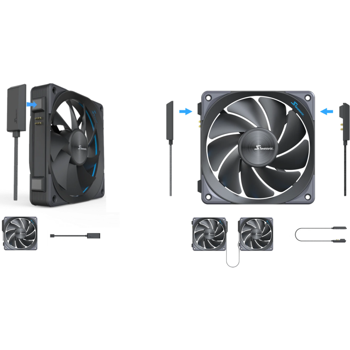 Вентилятор для корпуса Seasonic MagFlow 120 mm - MAGFLOW-1 - photo 7
