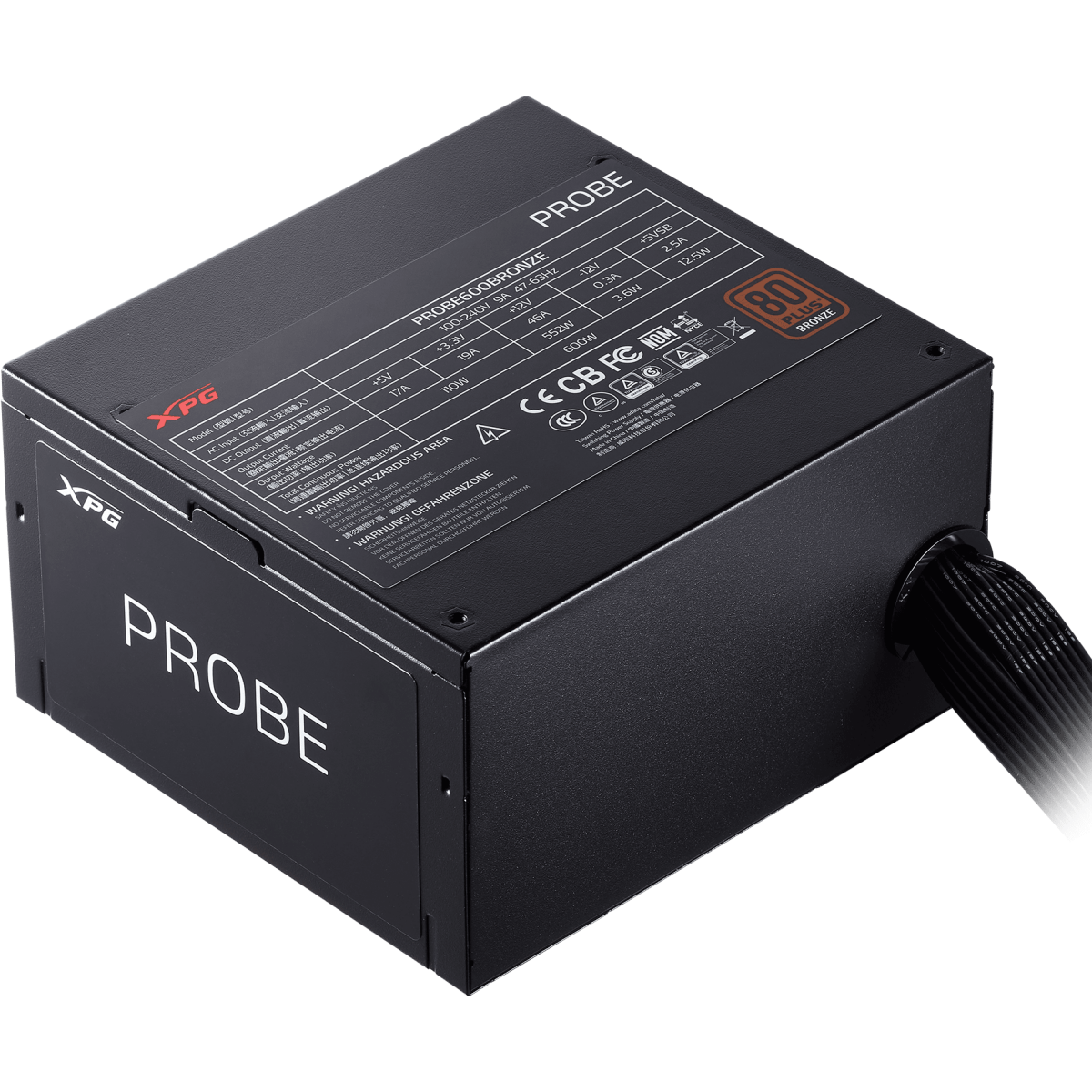 Alimentation électrique 600W ADATA XPG PROBE - PROBE600B-BKCEU - photo 3