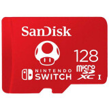 Carte mémoire 128GB MicroSD SanDisk Nintendo Switch (SDSQXAO-128G-GNCZN)