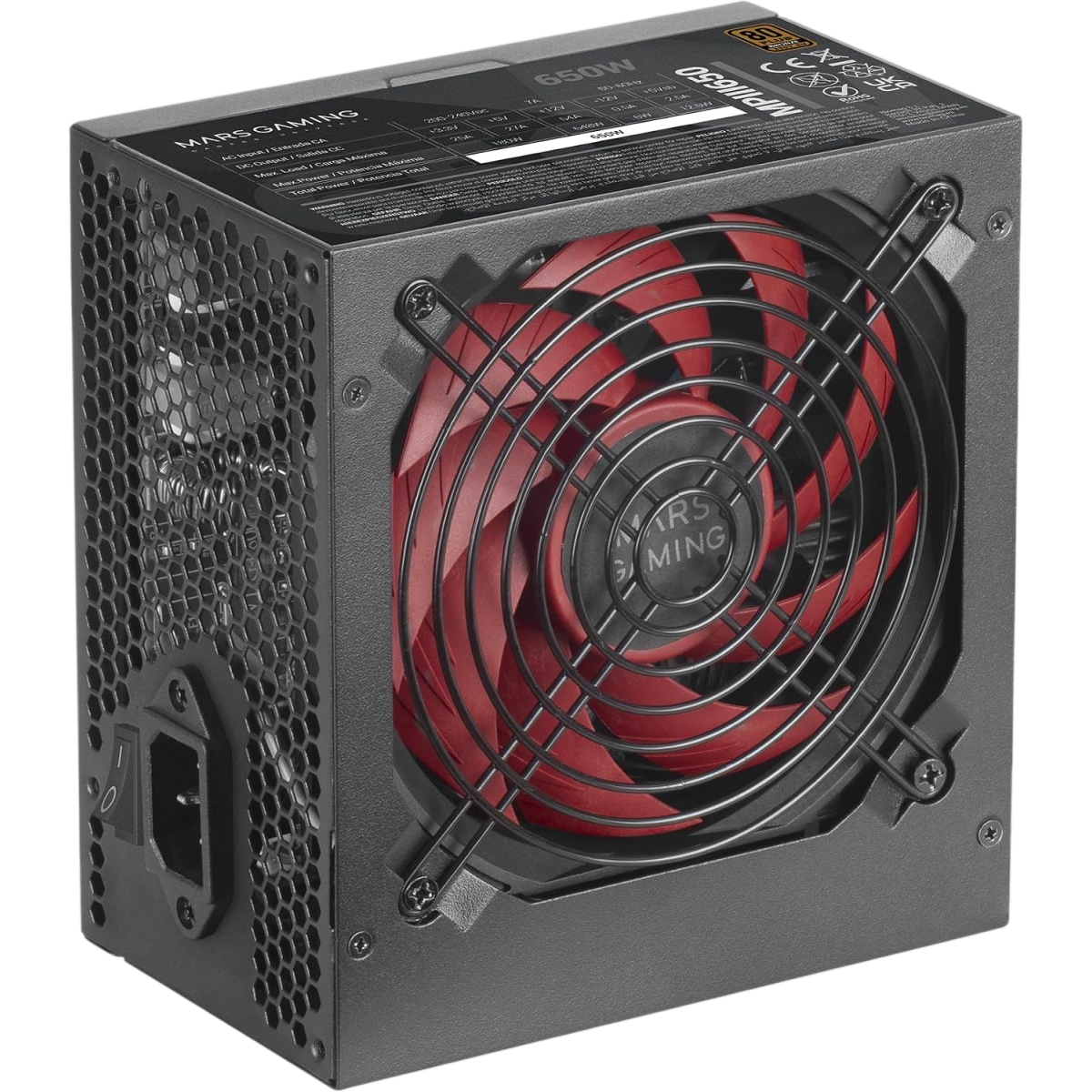Alimentation électrique 650W Mars Gaming MPIII650 - photo 4