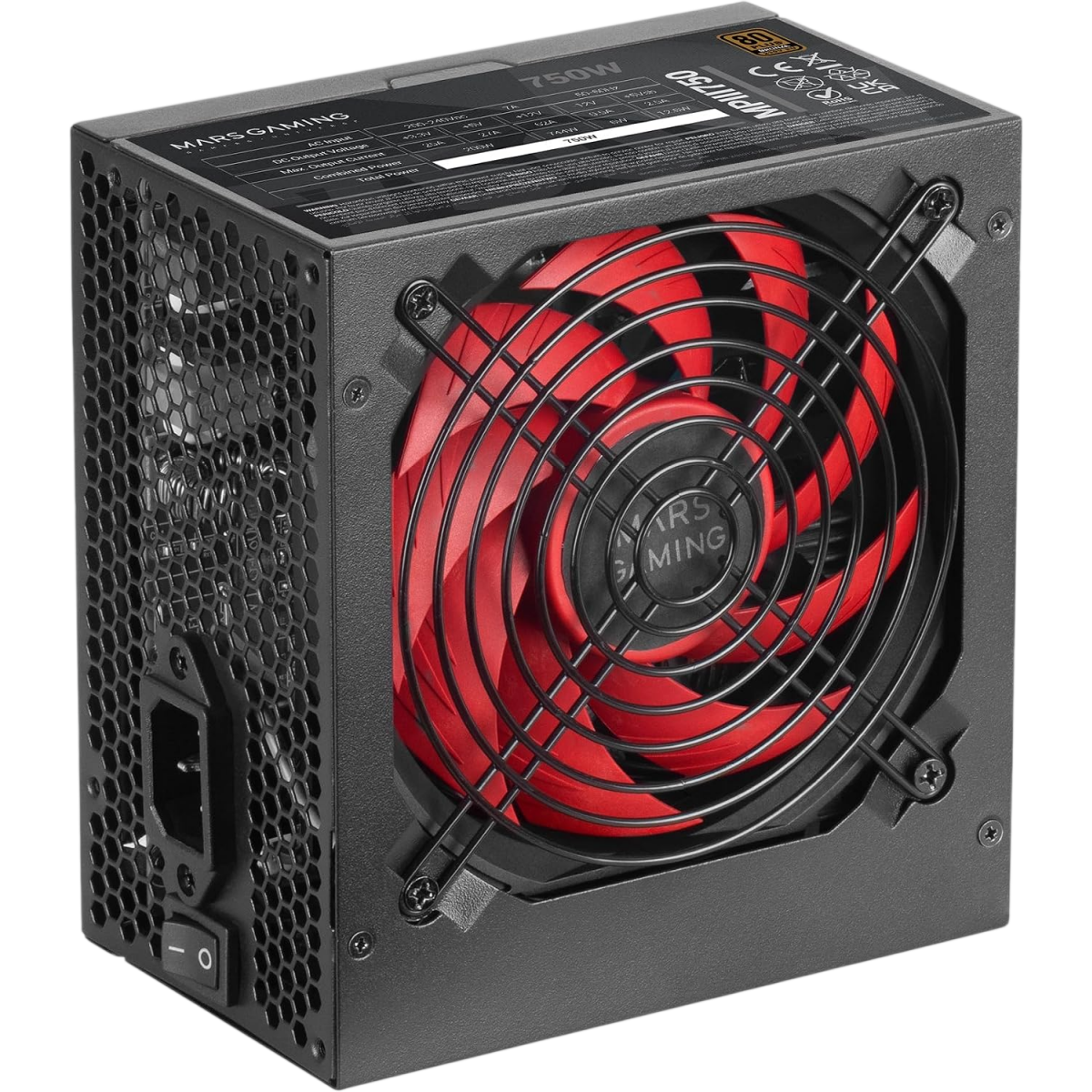 Alimentation électrique 750W Mars Gaming MPIII750 - photo 4