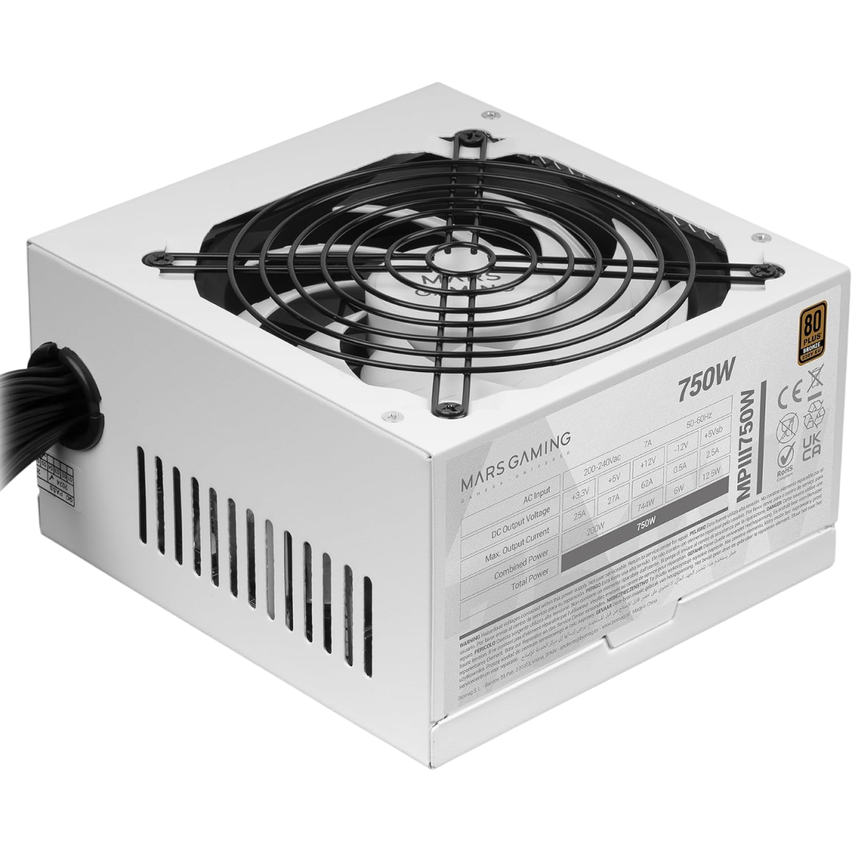 Alimentation électrique 750W Mars Gaming MPIII750W - photo 2