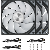 Ventilateur de boîtier TRYX Rota SL ARGB Reverse 120 Black (3 pcs) (F-R120R-AM3M-G0K)