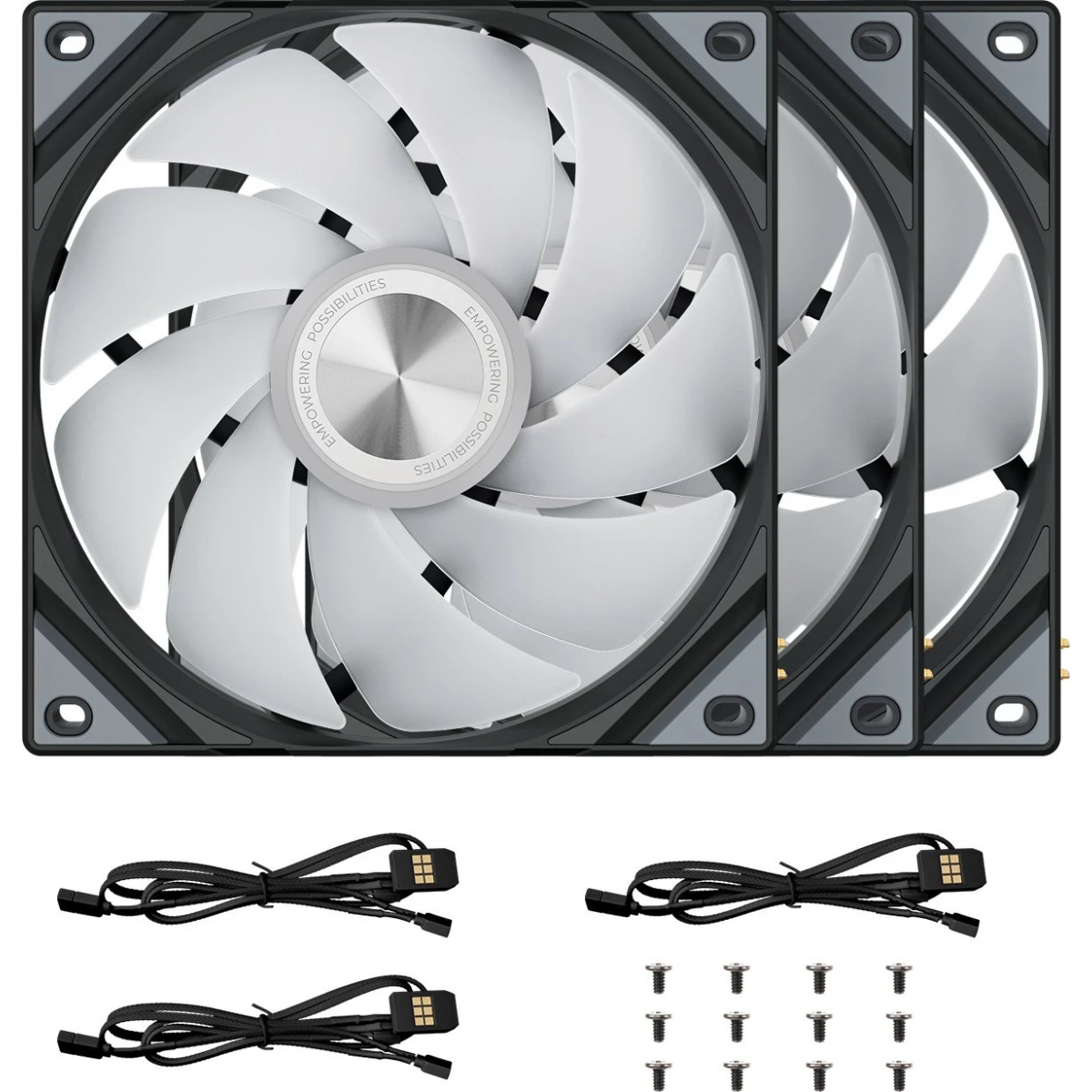 Ventilateur de boîtier TRYX Rota SL ARGB Reverse 120 Black (3 pcs) - F-R120R-AM3M-G0K - photo 7