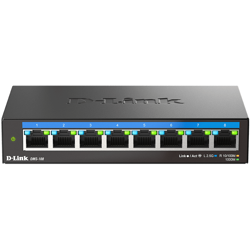 Коммутатор (свитч) D-Link DMS-108
