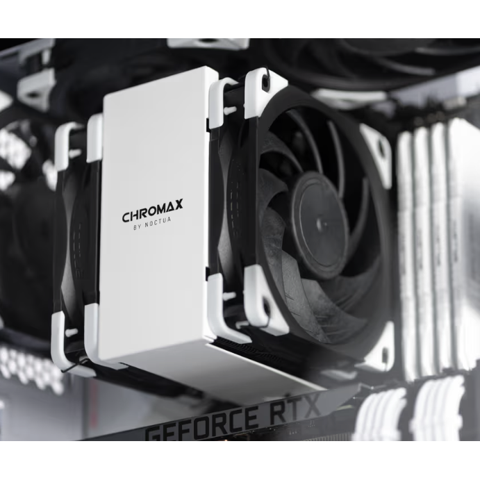Cache décoratif pour refroidisseur Noctua NA-HC8 chromax.white - photo 4