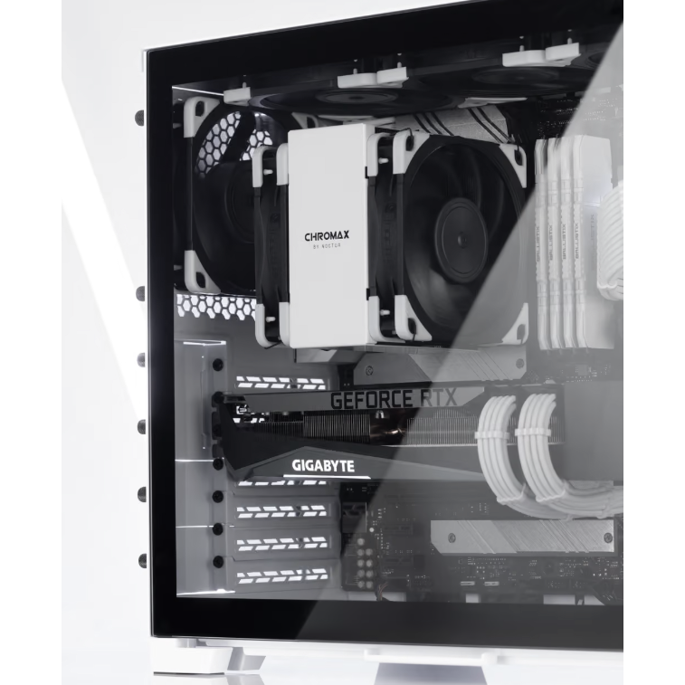 Cache décoratif pour refroidisseur Noctua NA-HC8 chromax.white - photo 5