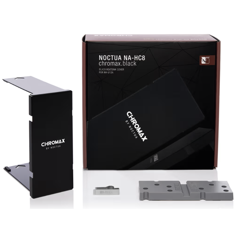Cache décoratif pour refroidisseur Noctua NA-HC8 chromax.black - photo 4