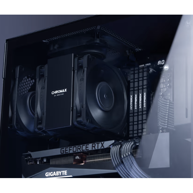 Cache décoratif pour refroidisseur Noctua NA-HC8 chromax.black - photo 5