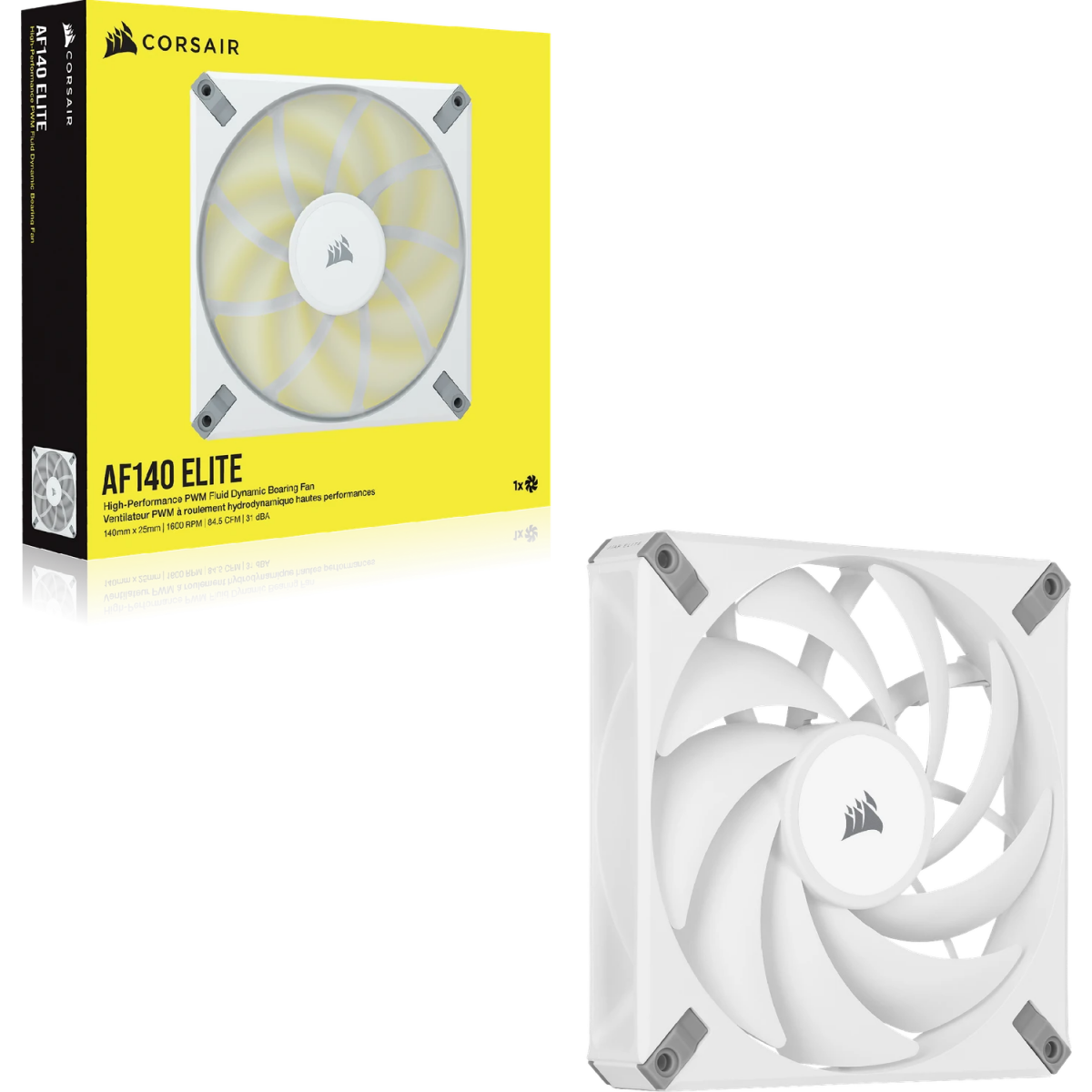 Вентилятор для корпуса Corsair AF140 ELITE White (CO-9050143-WW) - photo 13