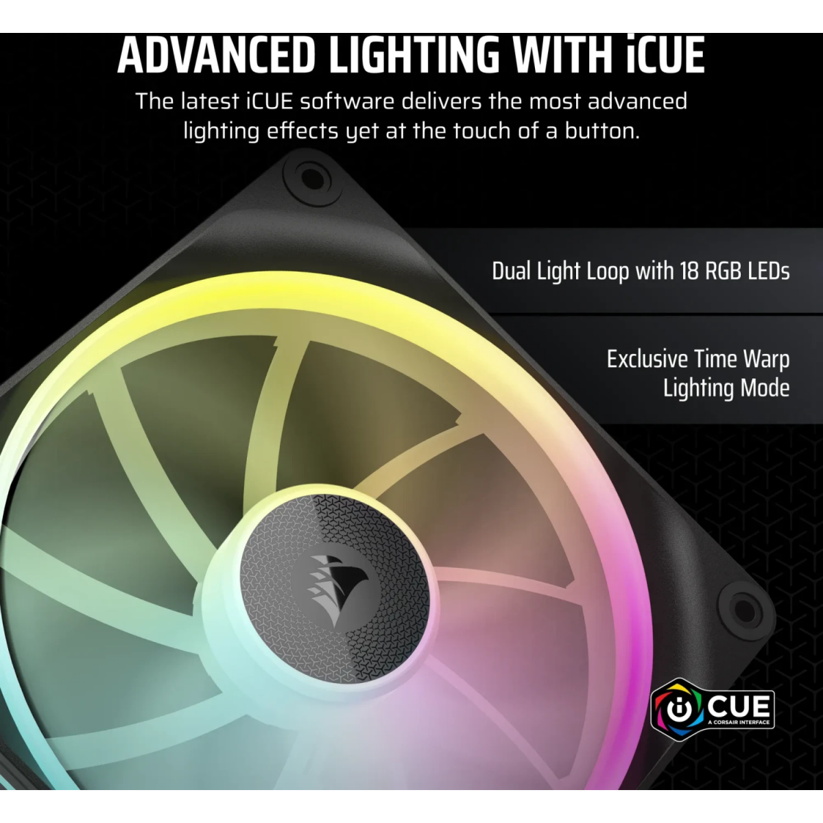Ventilateur pour boîtier Corsair iCUE LINK LX140 RGB Black (CO-9051028-WW) - photo 8