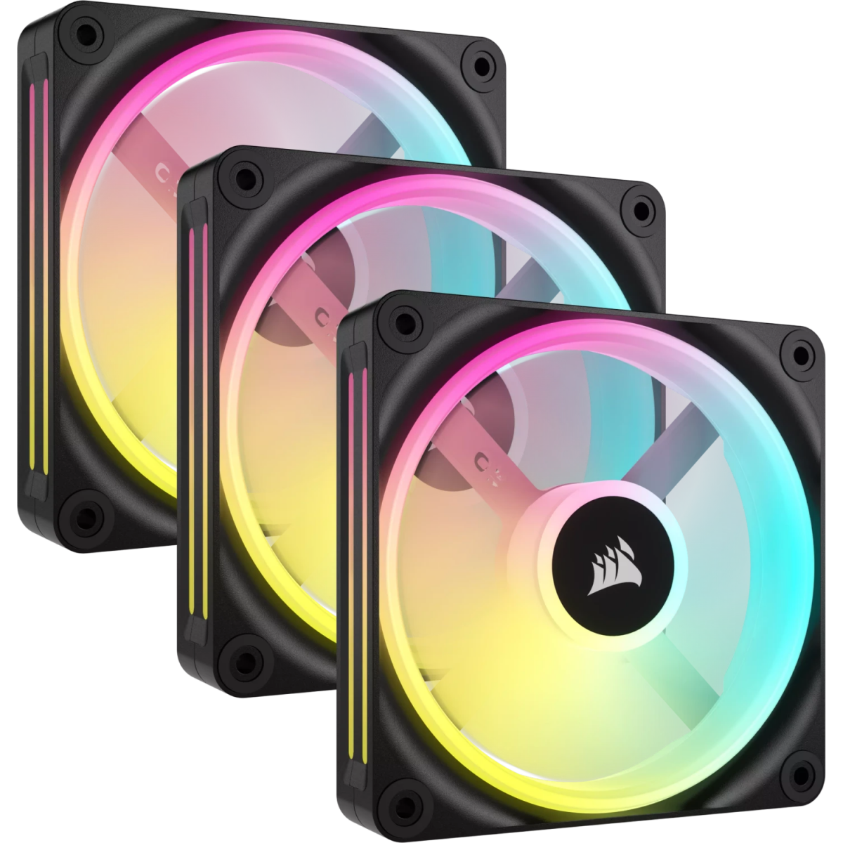 Ventilateur pour boîtier Corsair iCUE LINK QX120 RGB Black (CO-9051002-WW)