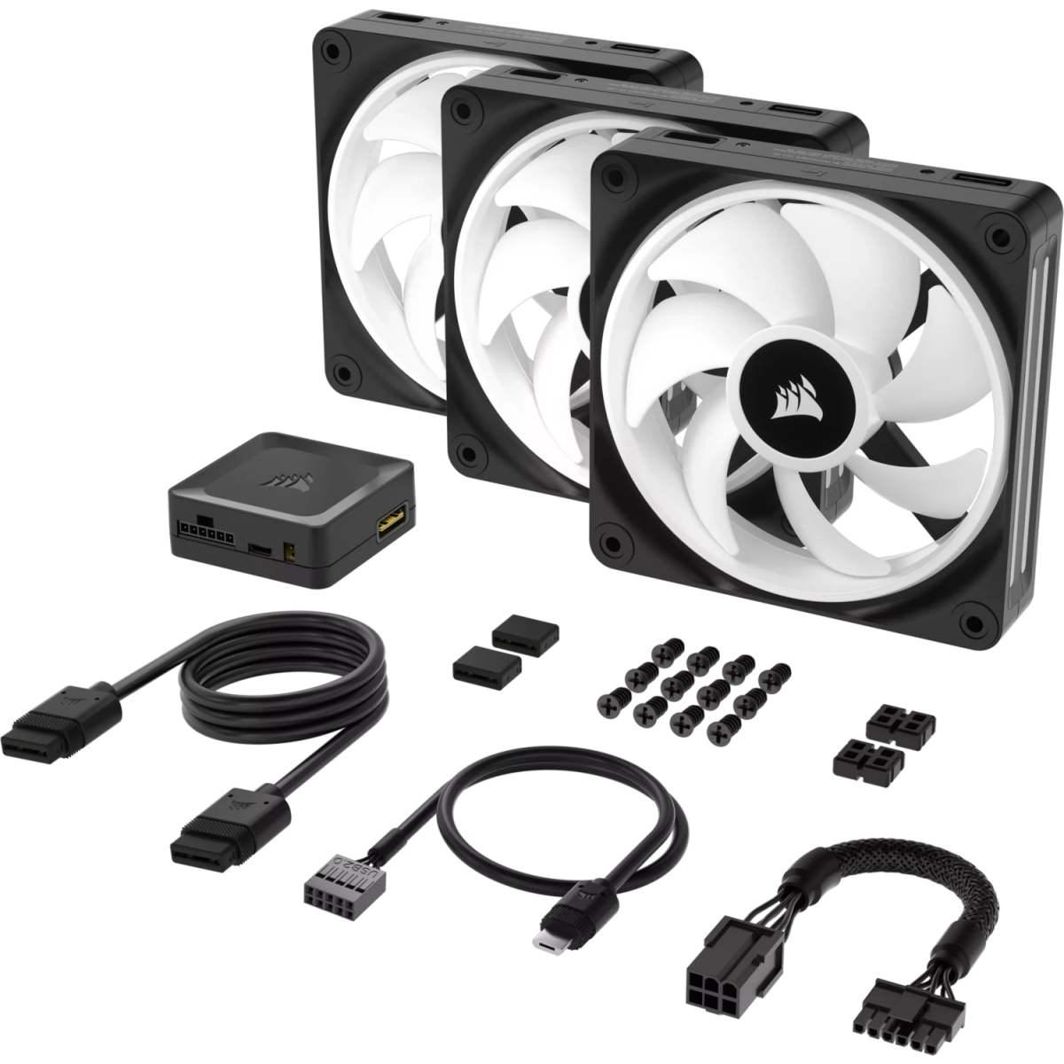 Ventilateur pour boîtier Corsair iCUE LINK QX120 RGB Black (CO-9051002-WW) - photo 9