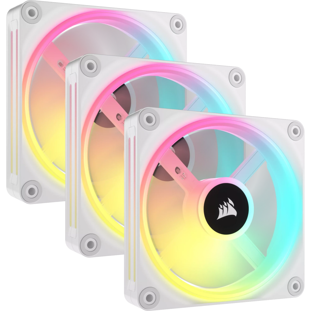 Ventilateur pour boîtier Corsair iCUE LINK QX120 RGB White (CO-9051006-WW)