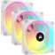 Ventilateur pour boîtier Corsair iCUE LINK QX120 RGB White (CO-9051006-WW)
