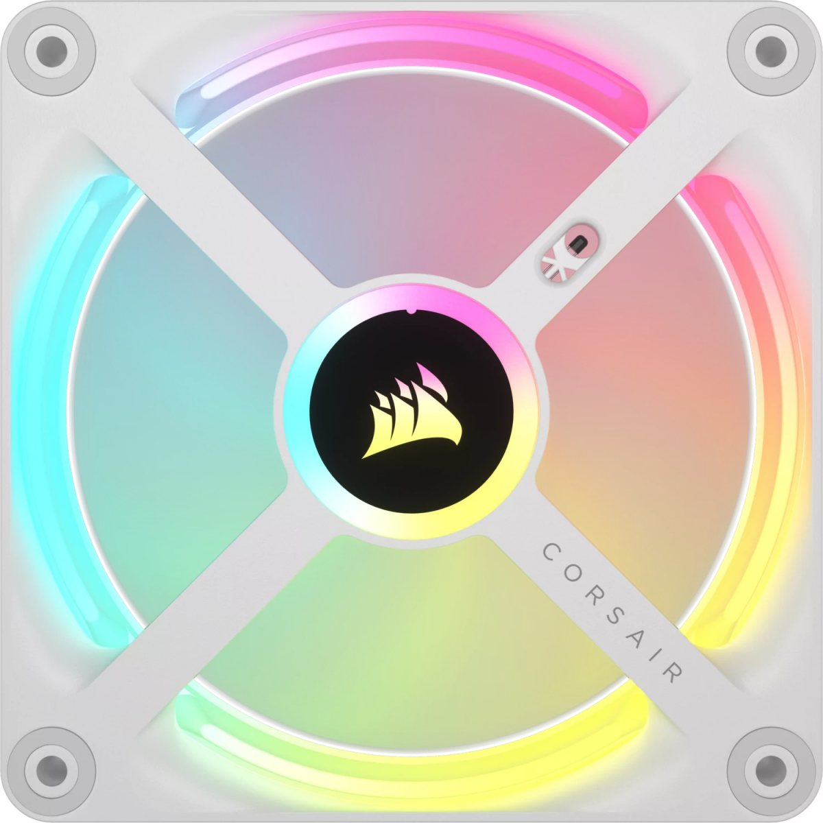 Ventilateur pour boîtier Corsair iCUE LINK QX120 RGB White (CO-9051006-WW) - photo 5