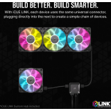 Ventilateur pour boîtier Corsair iCUE LINK RX120 RGB Black (CO-9051018-WW)