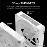 Ventilateur pour boîtier Corsair iCUE LINK RX140 MAX RGB White (CO-9051039-WW)