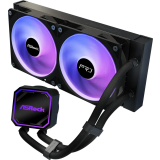 Система жидкостного охлаждения ASRock Pro 240 ARGB Black (90-APRA24-BAAGA6)