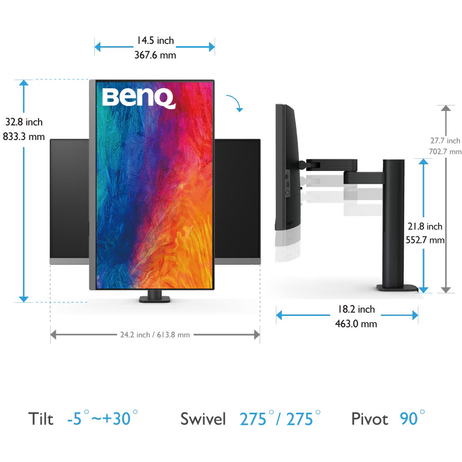 Moniteur BenQ 27" PD2706UA - photo 12