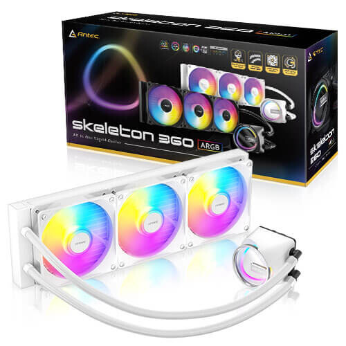 Система жидкостного охлаждения Antec Skeleton 360 ARGB White - 0-761345-40067-1 - photo 11