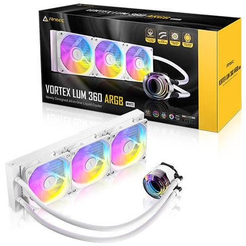 Система жидкостного охлаждения Antec Vortex Lum 360 ARGB White - 0-761345-40056-5 - photo 11
