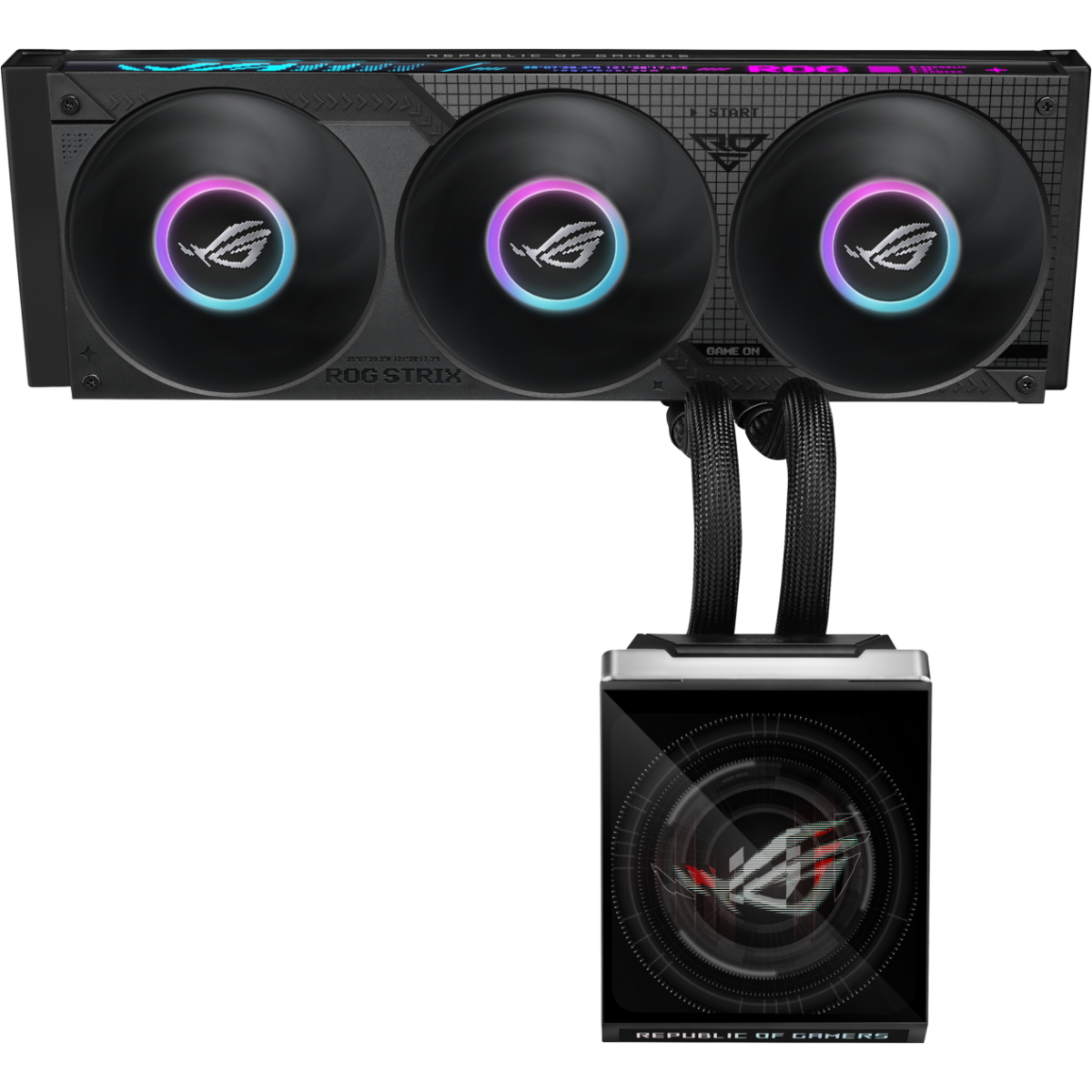 Система жидкостного охлаждения ASUS ROG STRIX SLC IV 360 ARGB LCD Black - 90RC01S1-B0EAY0 - photo 5