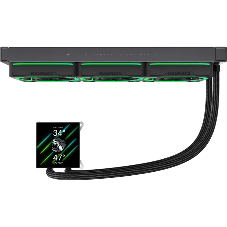 Système de refroidissement liquide GameMax HAILSTORM 360 Black - 9503-0200R0026 - photo 3