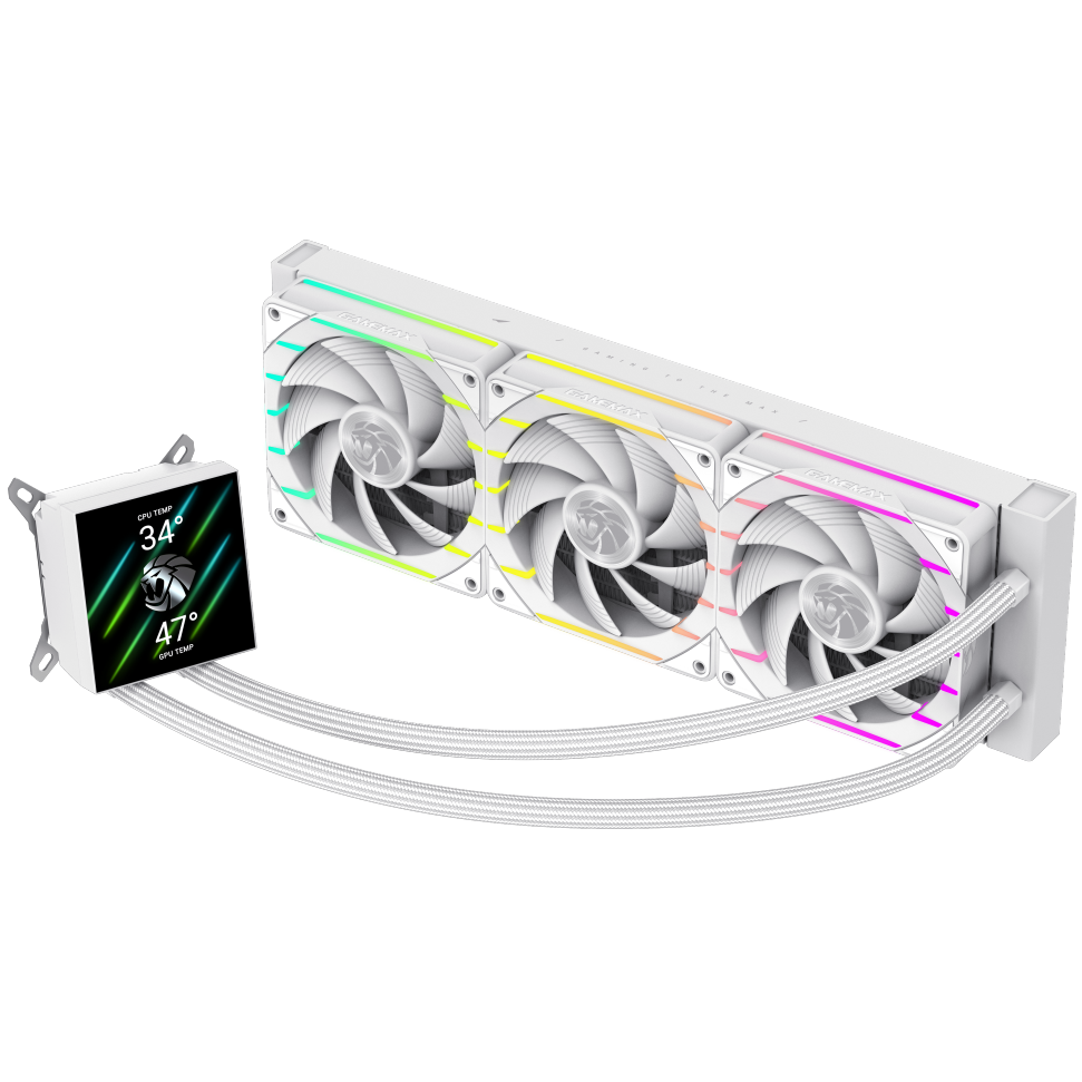 Système de refroidissement liquide GameMax HAILSTORM 360 White - 9503-0200R0027 - photo 3