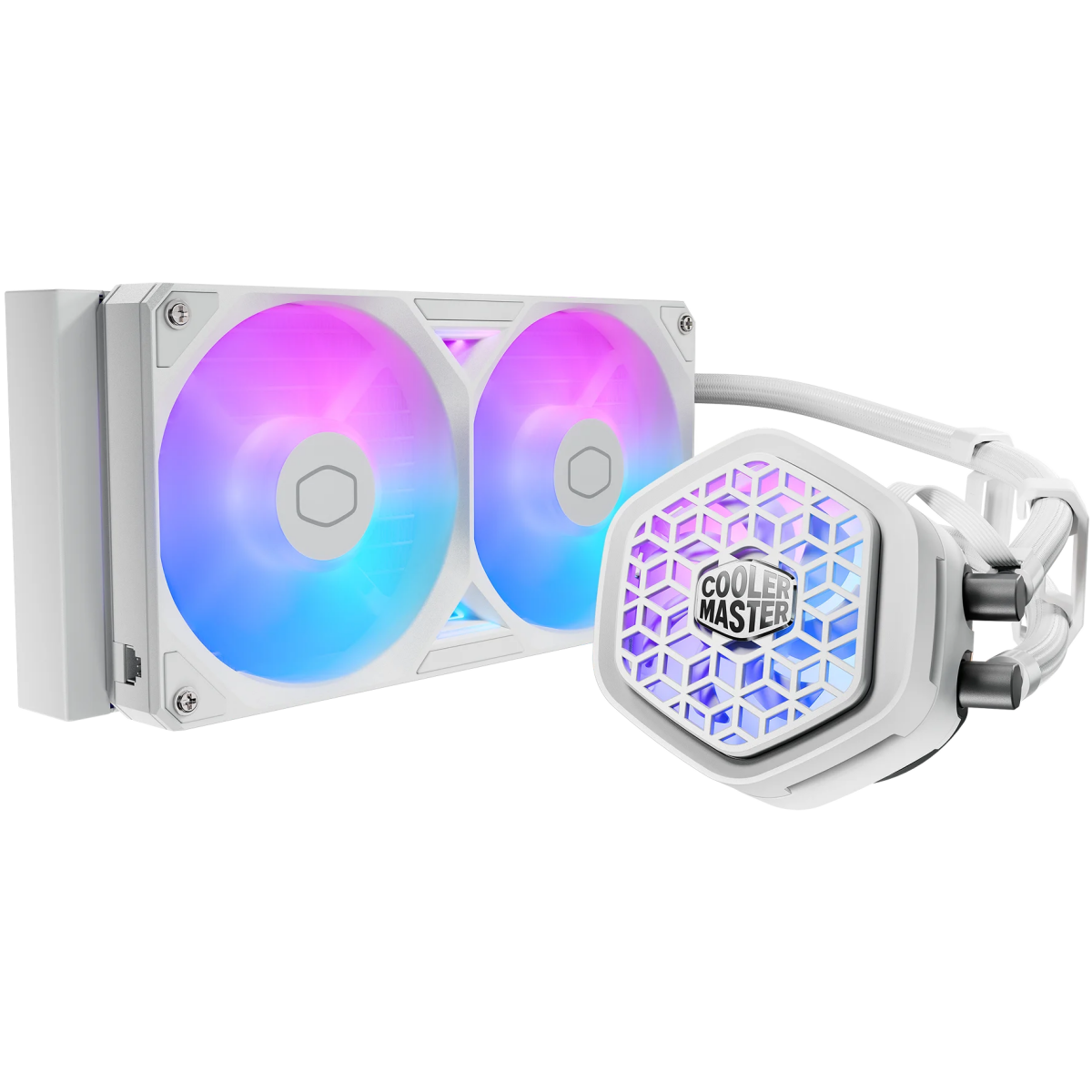 Système de refroidissement liquide Cooler Master MasterLiquid Atmos II VRM Fan 240 White (MLX-D24M-A25SZ-VW)
