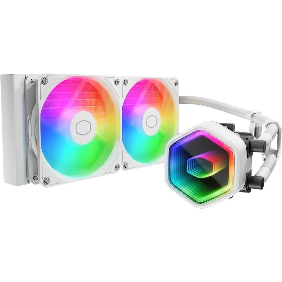 Système de refroidissement liquide Cooler Master MasterLiquid Core II 240 White (MLW-D24M-A18PA-RW)
