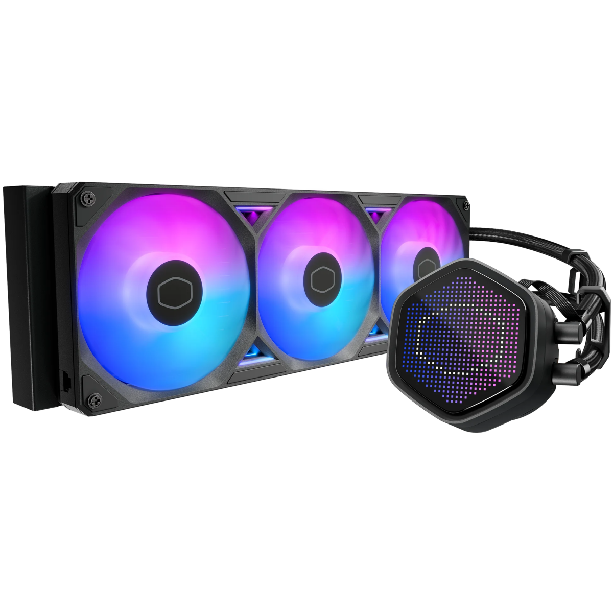 Système de refroidissement liquide Cooler Master MasterLiquid Atmos II 360 Pixel LED Black (MLX-D36M-A25SZ-P1)
