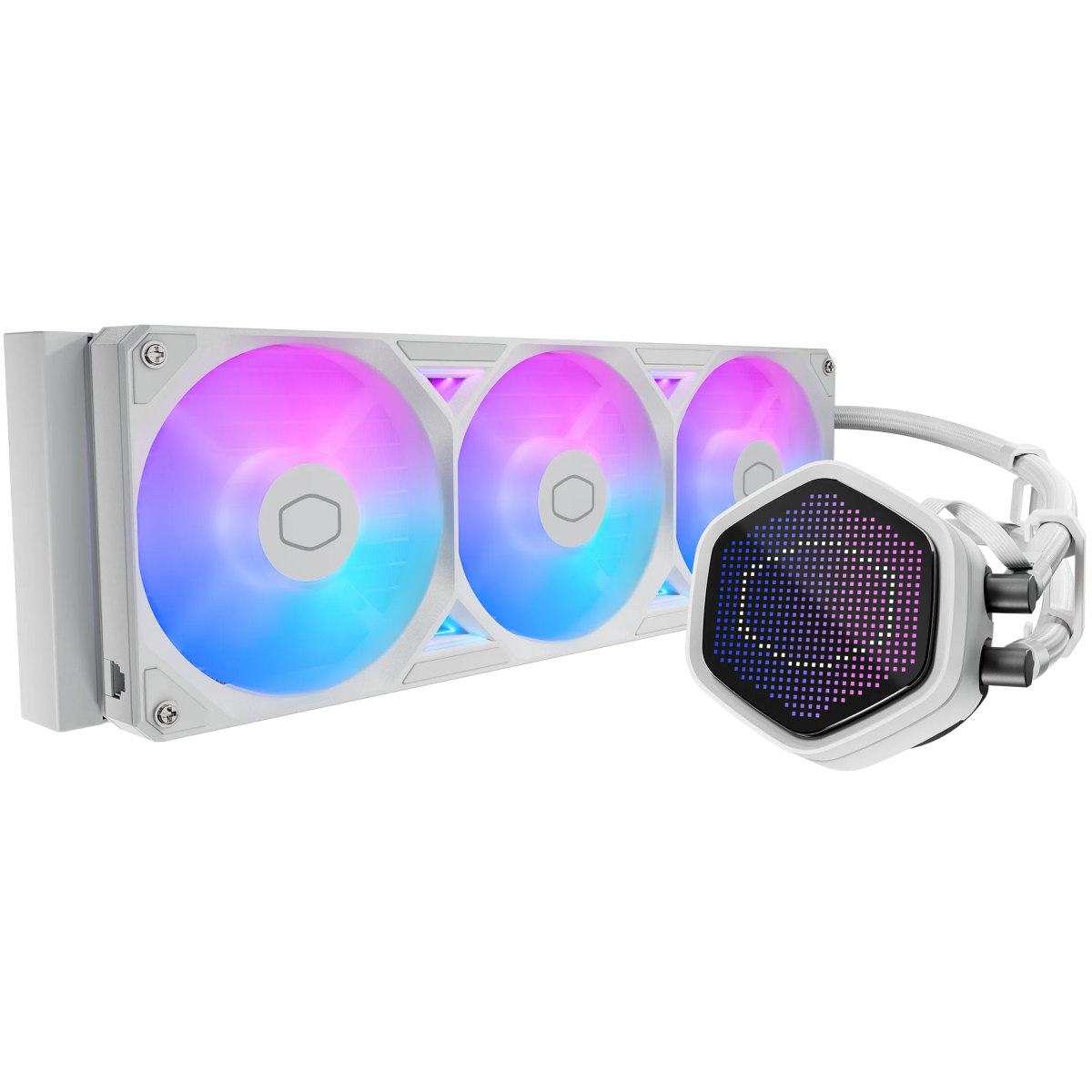 Système de refroidissement liquide Cooler Master MasterLiquid Atmos II 360 Pixel LED White (MLX-D36M-A25SZ-PW)