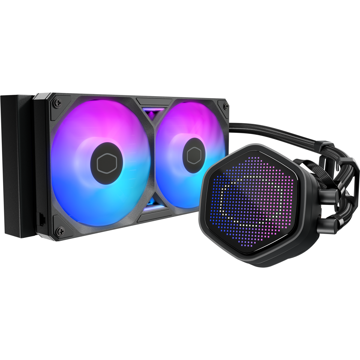 Système de refroidissement liquide Cooler Master MasterLiquid Atmos II 240 Pixel LED Black (MLX-D24M-A25SZ-P1)