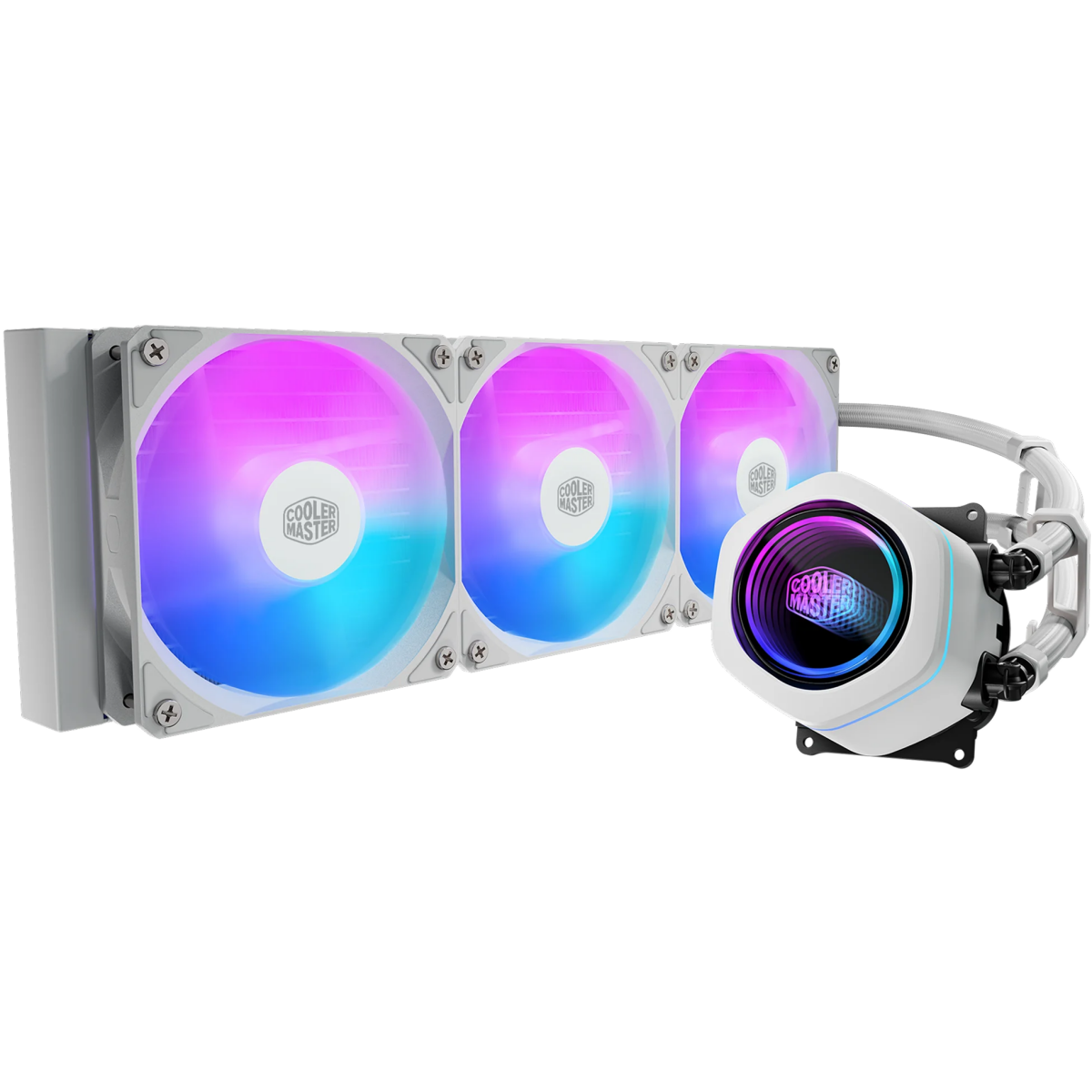 Système de refroidissement liquide Cooler Master MasterLiquid Core Nex 360 White (MLX-D36M-A18PA-RW)