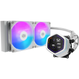 Système de refroidissement liquide Cooler Master MasterLiquid Core Nex Digital 240 White (MLX-D24M-A18PW-RD​​)