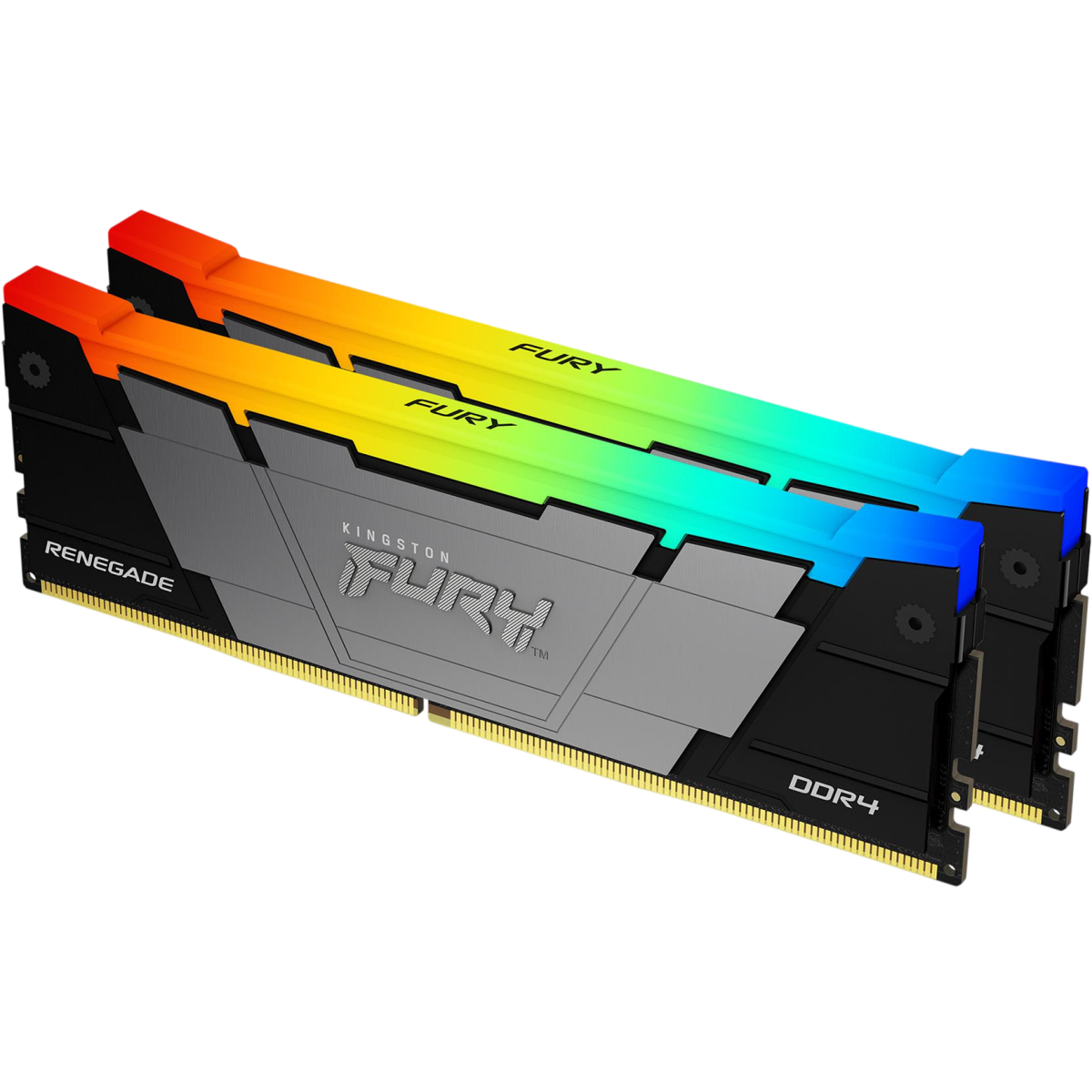 Mémoire vive 16GB DDR4 4000MHz Kingston Fury Renegade RGB (KF440C19RB2AK2/16) (2x8GB KIT) - photo 2