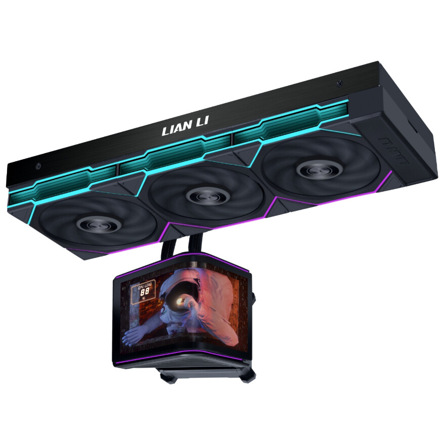 Système de refroidissement liquide Lian Li HydroShift II OLED Curved 360TL Black - G89.GHS2OLDC36TB.00