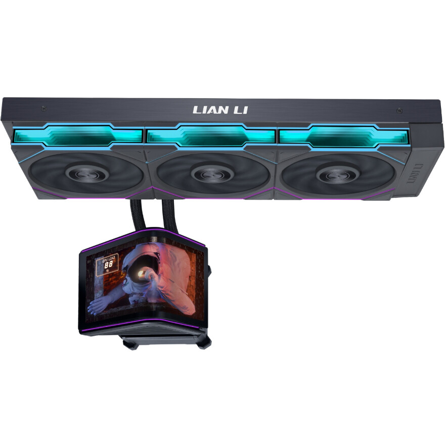 Système de refroidissement liquide Lian Li HydroShift II OLED Curved 360TL Black - G89.GHS2OLDC36TB.00 - photo 2