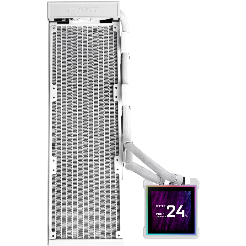 Système de refroidissement liquide Lian Li HydroShift II LCD-S 360N White - G89.GHS2LCDS36NW.00